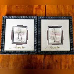 P Buckley Moss artwork. Two 8x10 pieces for $100.